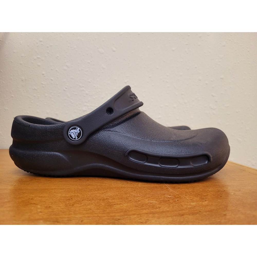 Crocs Specialist Vent Mens 7 / Womens 9 Shoes Slip-on Black Work Clog Comfort - Picture 2 of 9
